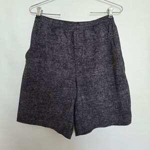 LULULEMON MEN'S 'PACE BREAKER' SHORTS BLACK GRAY LOOSE FITTING (MEDIUM)